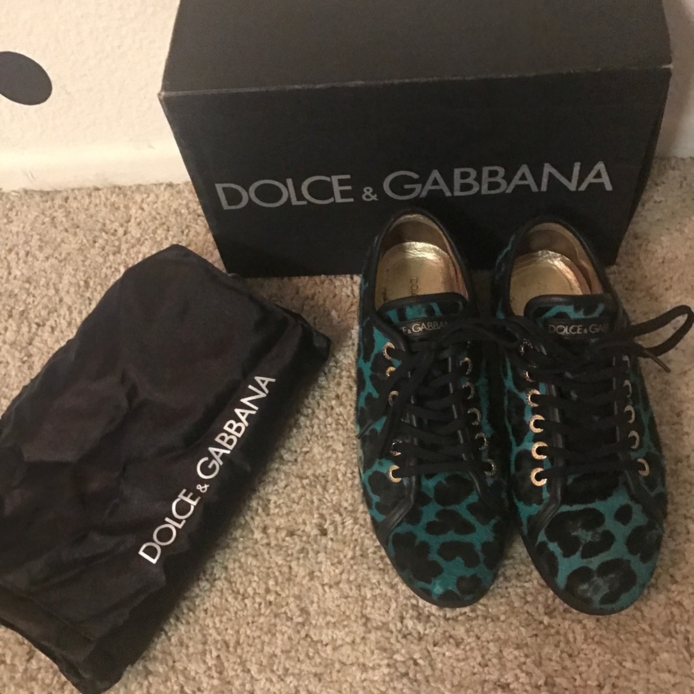 Dolce & Gabbana Calf Skin Sneakers